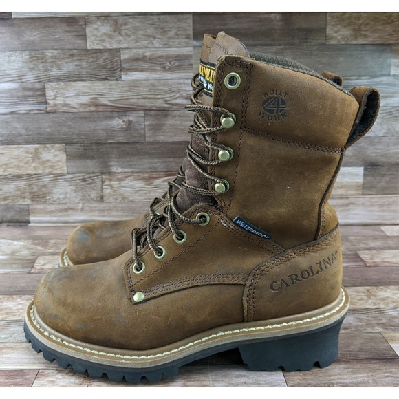Carolina Built for Work Waterproof Leather Work Boots Women's Size 6.5 W - Picture 1 of 14